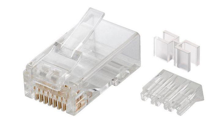 MicroConnect Modular Cat6A Plug RJ45, 10 pcs - W124690200