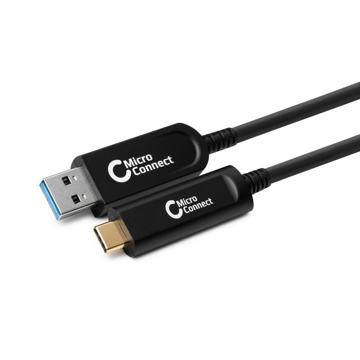 MicroConnect Premium Optic Fiber USB3.2 gen2 USBC USB Type A Cable