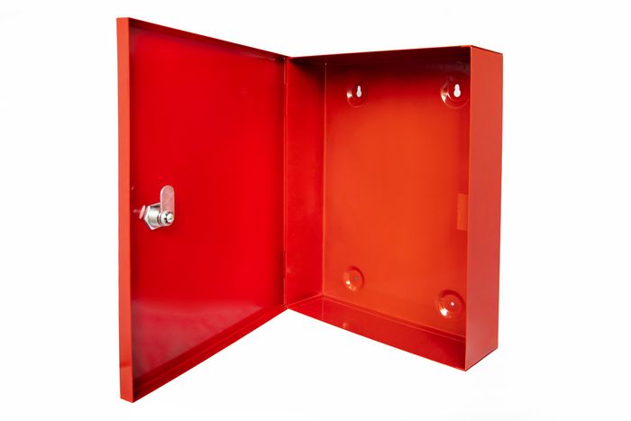 Haydon Red Lockable Enclosure for Documents A4 - Fire - W126729103