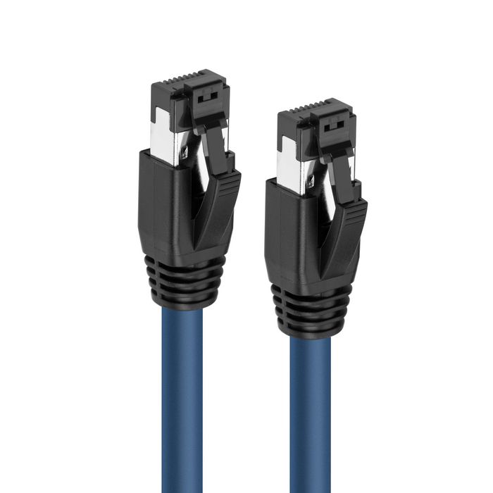 MicroConnect CAT8.1 S/FTP 5m Blue LSZH Shielded Network Cable, AWG 24 - W126443460