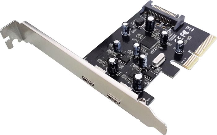 MicroConnect PCIe X4 ASM1142 10Gbps USB 3.1 2 - USB-C, W128204325 - Oprema