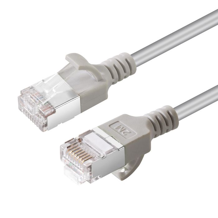 MicroConnect CAT6A U-FTP Slim, LSZH, 1.5m Network Cable, Grey ...