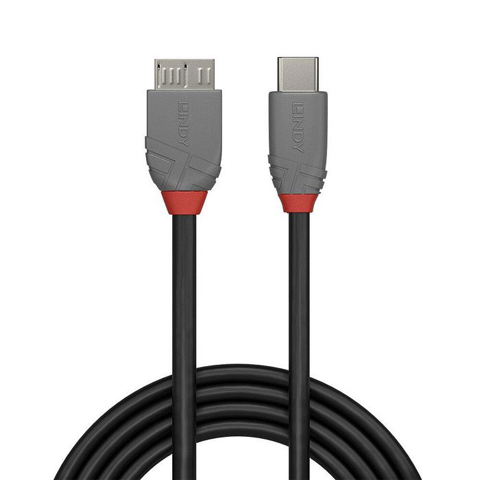 Lindy 1M Usb 3.2 Type C To Micro-B Cable, Anthra Line - W128370462