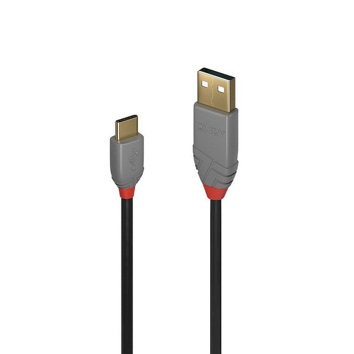 Lindy 1M Usb 2.0 Type A To C Cable, Anthra Line - W128370767
