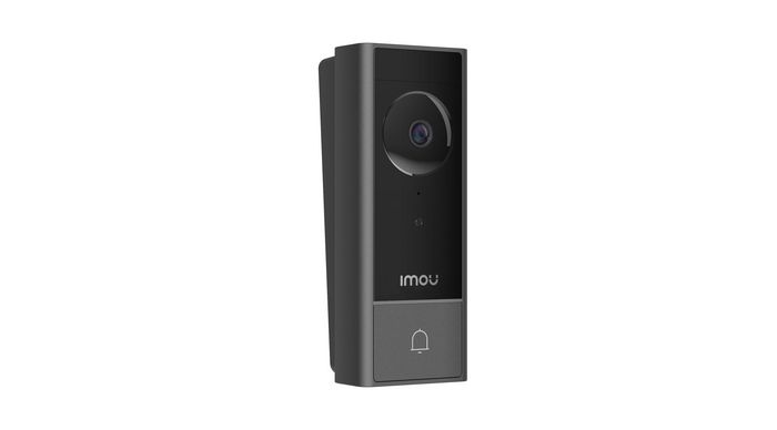 Imou 5MP Battery Doorbell Kit 2.0mm, DB60 & DS 21 included, 4:3 Image, 164° Fish Eye Lens, Bi-talk, Human Detection, Motion Detection, Local Storage (4GB eMMC), IP65 Waterproof, 6200m Ah Embedded Rechargeable Battery - W128408467