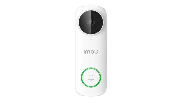 Imou 5MP Wired Doorbell 2.0mm, 4:3 Image, 164° Fish Eye Lens, Bi-talk, Human Detection, Motion Detection, Cloud/Local Storage (Micro SD card slot which supports up to 256GB SD card), IP65 Waterproof, Dual-Band Wi-Fi (2.4GHz & 5GHz) - W128408469