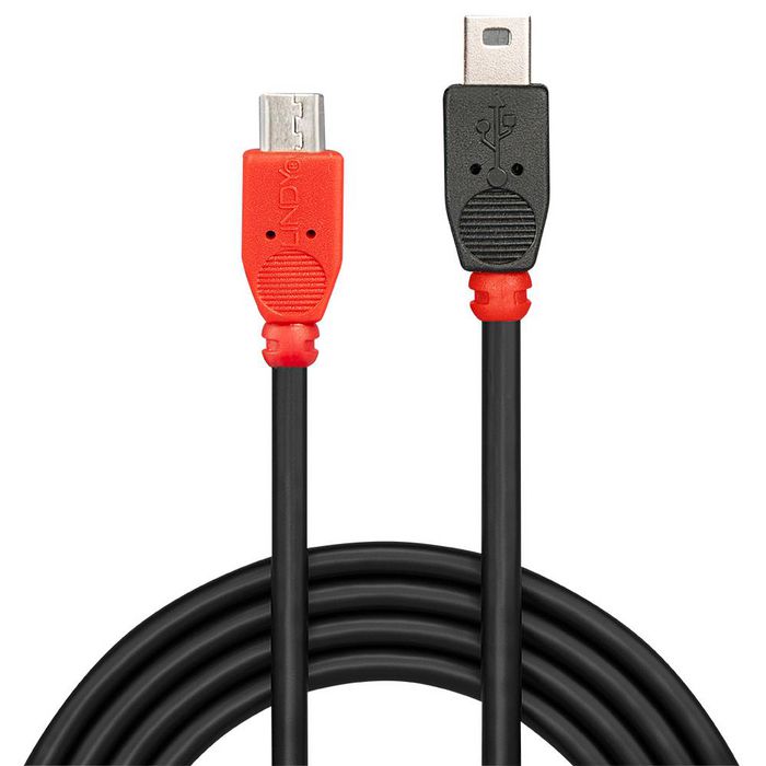 Lindy 1m USB 2.0 Type Micro-B to Mini-B OTG Cable, W128456632 - Oprema