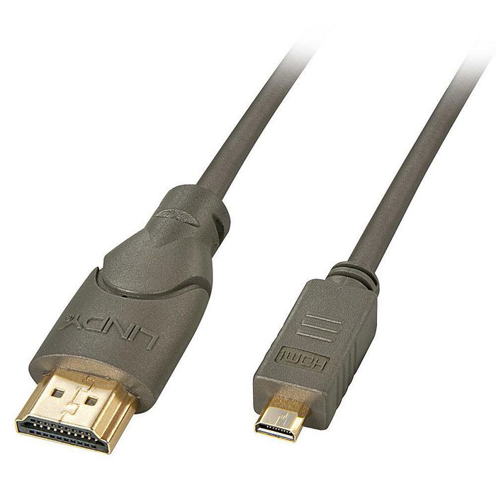 Lindy High Speed HDMI to Micro HDMI Cable with Ethernet, 3m - W128456948