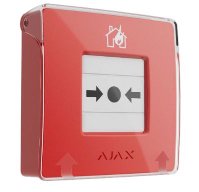 Ajax Systems Red manual call point designed for residential facilities - W128485290