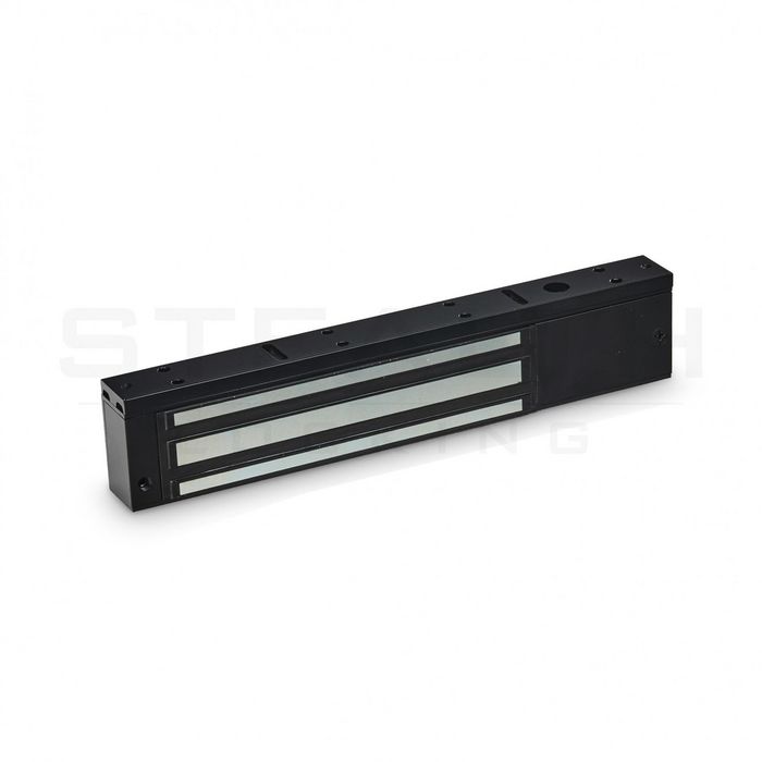 STP Slim monitored maglock in stealth black, 600lbs holding force. FIRE RATED - W128487307