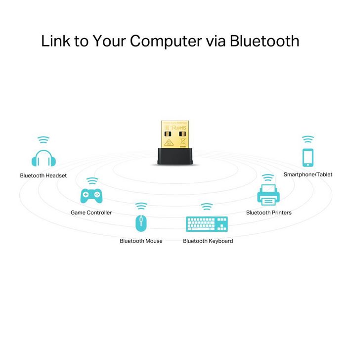 TP-Link Ac600 Nano Wi-Fi Bluetooth 4.2 Usb Adapter - W128563979
