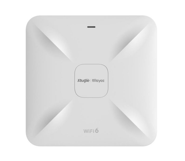 Ruijie AX1800 Wi-Fi 6 dual-band Gigabit ceiling mount Indoor AP, dual Gigabit LAN uplink ports, built-in antennas, - W128788276