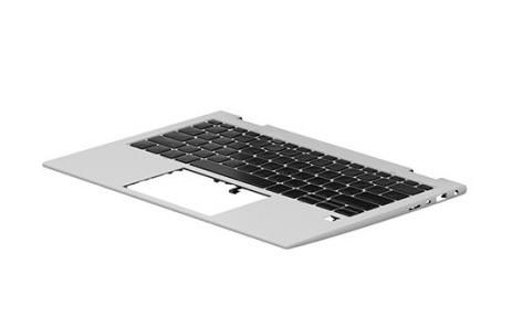 HP Top Cover W/Keyboard BL PVCY FR - W128155439