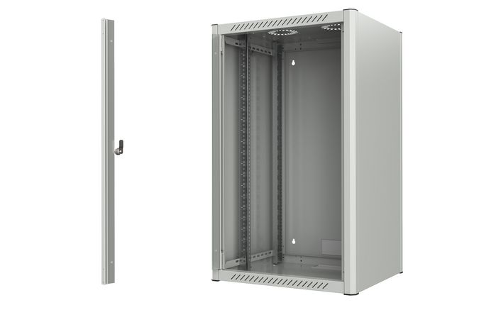 Triton Rba 09 ad5 cax a1 Armario Rack Bastidor De Pared Gris con