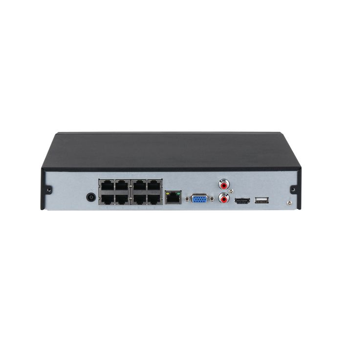 Dahua 8CH Compact 1U 8PoE 1HDD WizSense Network Video Recorder - W128208395