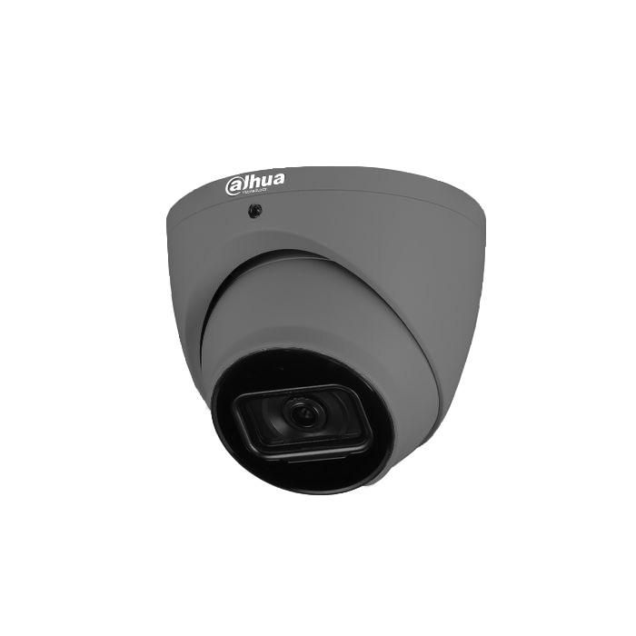 Dahua WizSense Series, 5MP IP Eyeball Camera, 2.8mm Fixed Lens, IR 50M, IP67, PAL, Gray - W128298470