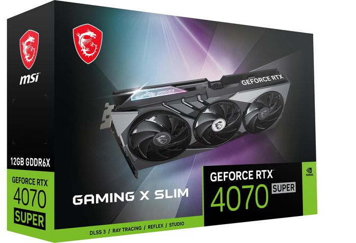 NVIDIA MSI GeForce RTX4070Super 12GB グラフィックボード PCパーツ 