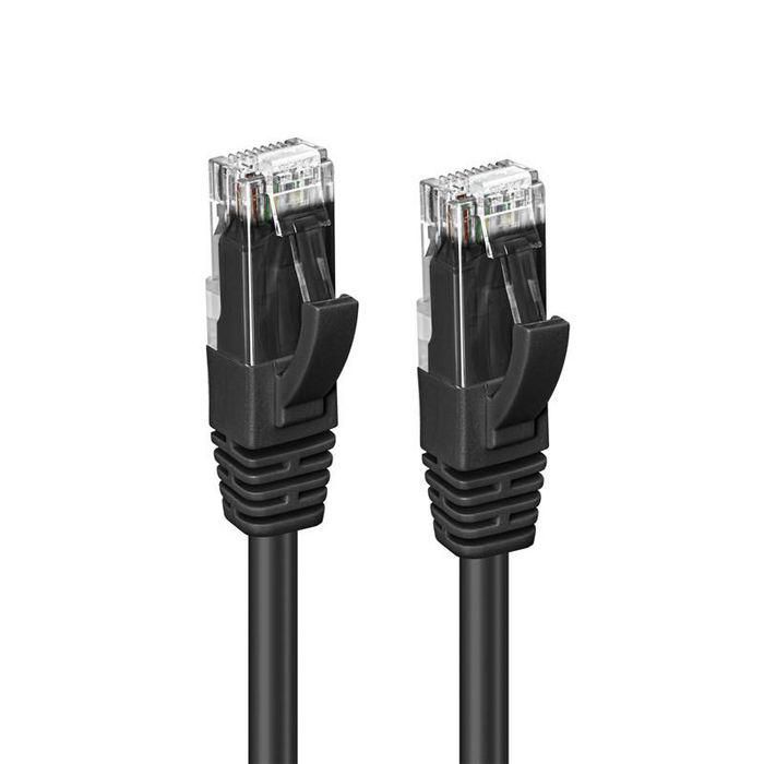 MicroConnect CAT5e U/UTP Network Cable 0.5m, Black - W124777139