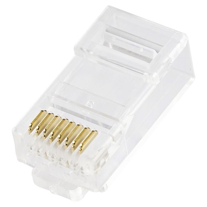 MicroConnect Modular RJ45 Cat5e UTP Easy Connector AWG 27/7 to 24/7 ...