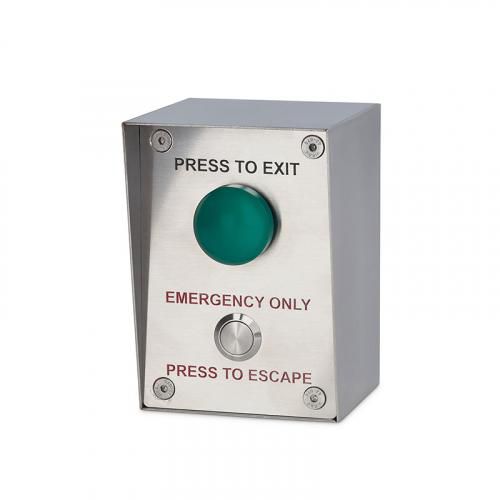 ICS External Vandal Switch with Heavy Duty ITW Green Dome Button and ...