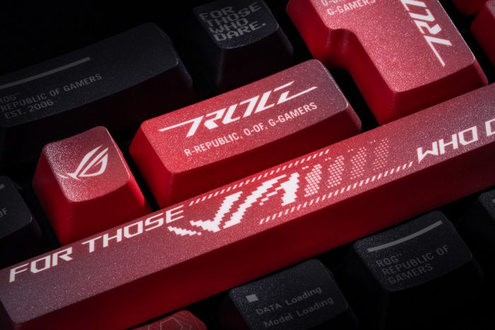 Asus ROG Dye-Sub PBT Keycaps for ROG NX switches, durable PBT, feature ...