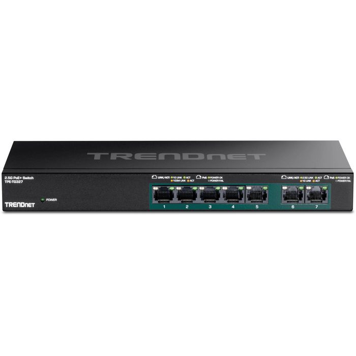 TRENDNET - ACCESSORI INTERRUTTORE POE+ MULTI-GIG 7 PORTE 7 Port 2.5G