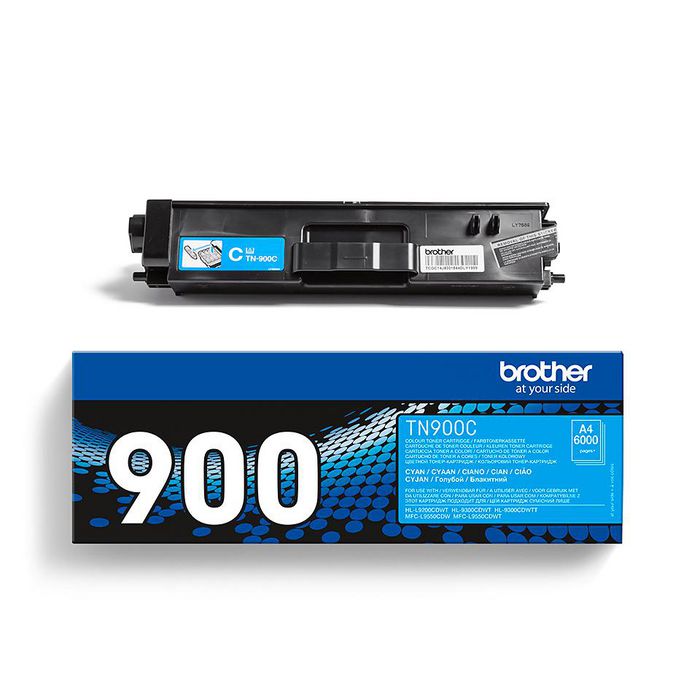 Brother TN-900 Super High Yield Cyan Toner, TN-900C - Oprema