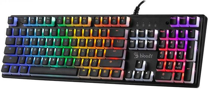 A4Tech Mechanical switch rgb gaming keyboard, USB, 1 ms, BLMS Switch ...