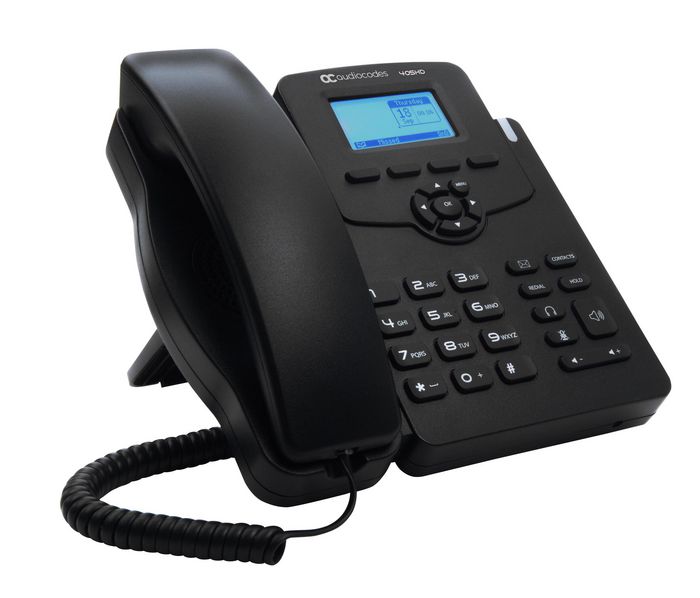 AudioCodes 405HD IP-Phone PoE GbE with an external power supply black ...