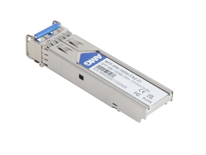 Tx Rx Fiber Lc AMG Industrial SFP Multimode, 100Mb, 2 Fibers, 2Km, LC Connectors ...