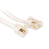 MicroConnect Cable RJ11-RJ45, Male/Male, White, 2.0m - W124364395