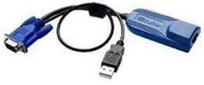 Raritan VGA (15-pin HD D-Sub) Male + RJ45 Female - USB 2.0 Male KVM cable, black, 64pcs - W124382903