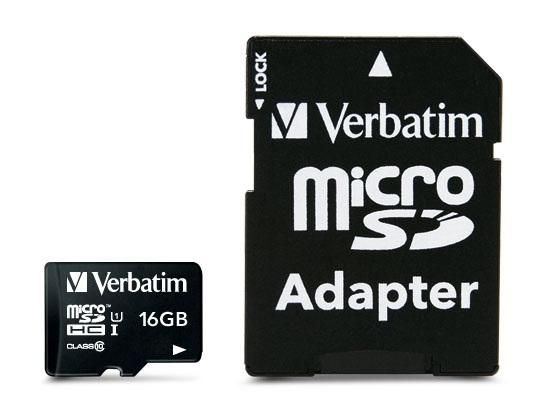 Verbatim 16GB, MicroSDHC, Class 10 - W124818164