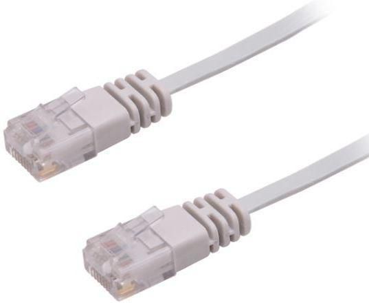 MicroConnect CAT6 U/UTP FLAT Network Cable 1m, Grey - W125276774