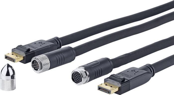 Vivolink DisplayPort Cross Wall cable, 7.5m, Black - W125329701