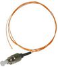 MicroConnect Optical Fibre Pigtail Cable, FC connector, Multimode Simplex Connector, 0.9mm, LSZH, OM2 (Orange) 3m