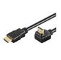 MicroConnect HDMI 1.4 Cable, 90° angled, 5m