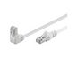 MicroConnect CAT5e F/UTP Network Cable 1 x 90° angled 0.5m, White