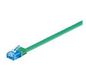 MicroConnect CAT6a U/UTP FLAT Network Cable 1m, Green