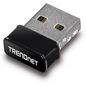 TRENDnet 2.4/5 GHz, 802.11 ac/a/b/g/n, USB 2.0, 20 x 15 x 7 mm, Black