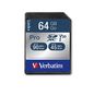Verbatim 64GB, SDXC, UHS Speed Class 3 (U3)