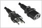 MicroConnect Power Cord 2.1m, Black, IEC320