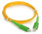 MicroConnect Optical Fibre Cable, SC-SC, Singlemode, Simplex, OS2 (Yellow) 1m