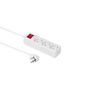 MicroConnect 3-way Schuko Socket on/off switch 3M White