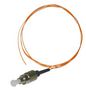 MicroConnect Optical Fibre Pigtail Cable, FC connector, Multimode Simplex Connector, 0.9mm, LSZH, OM2 (Orange) 1.5m