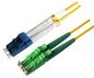 MicroConnect Optical Fibre Cable, LC-E2000, Singlemode, Duplex, OS2 (Yellow) 7m