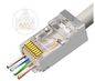 MicroConnect Modular Easy-Connect FTP CAT6a RJ45 network Plug<br>50pcs.