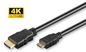 MicroConnect High Speed HDMI 2.0 A to HDMI Mini C cable, with ethernet 2m