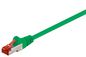 MicroConnect CAT6 S/FTP Network Cable 0.25m, Green