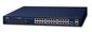 Planet 24-Port 10/100/1000T 802.3at PoE + 2-Port 100/1000X SFP Managed Switch